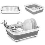 热卖高品质的方形塑料架碟折叠储存碟排水架厨房储存架