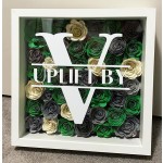 Wholesale High Quality 12x12 8.5x11 Black Shadow Box Frame with Soft Linen Back