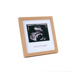 2025 Hot Selling Love at First Sight Baby Wooden Ultrasound Photo Frame