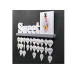 Custom Personalized Baby Shower Signature Guest Book with Wood Frame and Die-Cut Cards