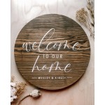Pretty Welcome Sign Front Door Porch Decor Interchangeable Rustic Wood Wall Hanging Porch Decor
