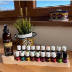 Custom Wooden Essential Oil Storage Organizer Display Stand