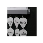 Custom Personalized Baby Shower Signature Guest Book with Wood Frame and Die-Cut Cards