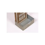 Hot Selling Tool Kitchen Rustic Wood Wall Mounted Beer Bottle Opener with Catcher Wood Box and Wall Sign