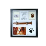 Custom Personalized Pet Memorial Paw Print Photo Frame with Inkless Pad