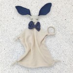 Custom Size Large Bunny 100% Cotton Muslin Swaddle Blanket Baby Burp Cloth