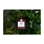 Custom Personalized Pet's First Christmas Frame Photo Ornament Souvenir