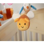 Nordic Style Children's Room Crochet Hanging Ornament Newborn Baby Crib Bird Flower Hanging Mobile Baby Toy