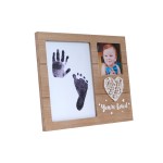DIY Handprint Footprint Impression Kit Baby Care Non-Toxic Photo Frame