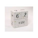 New Design Week Month Year Photo Prop Solid Wood Natural Baby Milestone Blocks