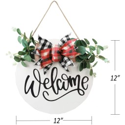 Wholesale Interchangeable Hanging Wooden Spring Welcome Home Farmhouse Sign