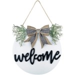 Wholesale Interchangeable Hanging Wooden Spring Welcome Home Farmhouse Sign