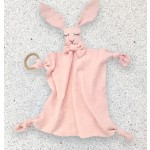 Custom Size Large Bunny 100% Cotton Muslin Swaddle Blanket Baby Burp Cloth
