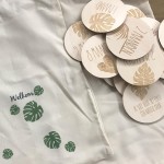 Baby Monthly Milestone Wood Card Pretty Funny Double-Sided Milestone Card Pregnancy Milestone Card