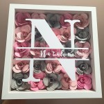 Wooden Craft A4 Shadow Box with Glass Front Wood Keepsake Frame Box Wholesale 12x12