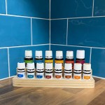 Custom Wooden Essential Oil Storage Organizer Display Stand