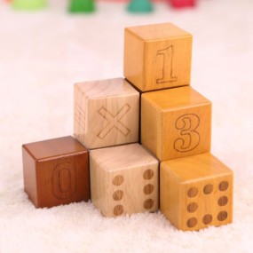 Custom Capture Baby's Growth Over Time Months Weeks Years Wooden Photo Prop Baby Milestone Blocks