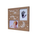 Custom Non-Toxic No-Bake Clay Deluxe Baby Footprint and Handprint Baby Frame Kit