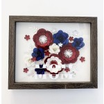 High Quality Wholesale 12x12 8x8 6x6 Shadow Box Wood Picture Frame with Linen Mat