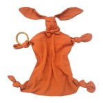 Custom Size Large Bunny 100% Cotton Muslin Swaddle Blanket Baby Burp Cloth