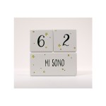 New Design Week Month Year Photo Prop Solid Wood Natural Baby Milestone Blocks