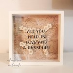 Wholesale Inch 3D Depth Square White Wood 8x8 12x12 Shadow Box Photo Frame