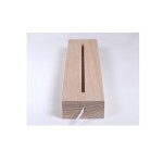 Wholesale Transparent Double-Sided Personalized Acrylic Handprint Photo Frame Custom Acrylic Gift Wooden Lamp Base