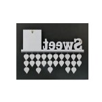 Custom Personalized Baby Shower Signature Guest Book with Wood Frame and Die-Cut Cards