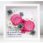 Wholesale Large Natural Wood Frame 3D Depth Square White Shadow Box Picture Frame 5x5