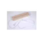 Wholesale Transparent Double-Sided Personalized Acrylic Handprint Photo Frame Custom Acrylic Gift Wooden Lamp Base