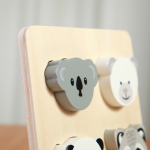 Custom 3D DIY Puzzle Montessori Toy Puzzle Children Wooden Panda Koala Puzzle Assembly Educational Toy