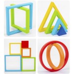 Sunny DIY Rainbow Stacker Set Children Education Montessori Wooden Building Blocks - Zhejiang Model Edu Toys Unisex Toys