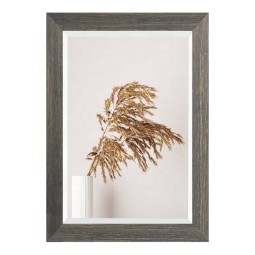 2025 Hot Selling Farmhouse Wood Wall Mirror Bathroom Wood Frame Mirror Farmhouse Style Bathroom
