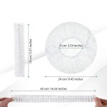 Salon Waterproof Plastic Shower Cap Hotel Disposable Plastic Shower Hair Cap