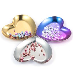 Manufacturer Hot Selling Luxury Stainless Steel Laser Decorated Plate Serving Tray Rolling Tray Jewelry Box Storage Tray