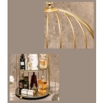 Wholesale 2-Layer Cosmetic Storage Box Iron Frame Storage Box Birdcage Storage Box Living Room Cosmetics