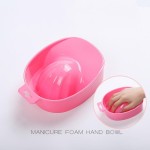 Manicure Bowl Nail Tip Finger Soaker Soaking Tray Treatment Makeup Remover Spa Wash Nail Art DIY Salon Soaking Bowl