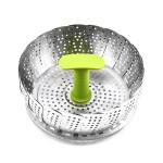 Vegetable Steamer Stainless Steel Foldable Dim Sum Steamer