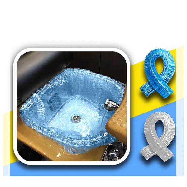 Factory Disposable Plastic Spa Liners for Beauty Salon Pedicure Chairs and Foot Bath Liners 400pcs/ctn