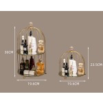 Wholesale 2-Layer Cosmetic Storage Box Iron Frame Storage Box Birdcage Storage Box Living Room Cosmetics