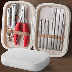 12-in-1 Professional Stainless Steel Nail Clipper Travel Beauty Set Manicure and Pedicure Set Personal Care Tools