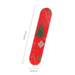 Wholesale Custom Private Pattern Nail File 80 100 120 150 180 240 Christmas Tree Nail File