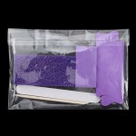 Purple Nail Salon Tools Professional Nail Tools 5pcs Disposable Nail Art Set Pedicure Kit with Toe Separator