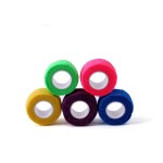 Hot Selling 2.5cm Non-Woven Self-Adhesive Elastic Bandage Nail Polishing Removal Mini Colorful Tape