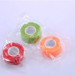 Hot Selling 2.5cm Non-Woven Self-Adhesive Elastic Bandage Nail Polishing Removal Mini Colorful Tape