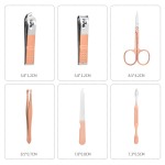 Nail Art Set 7-Piece Professional Pedicure Set Nail Clipper Beauty Set