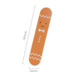 Wholesale Professional Custom Double-Sided Mini Cute Nail File 100 180 Grit Emery Board Christmas Pattern Nail File