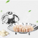 Foldable Cookware Insert Steamer Stainless Steel Vegetable Steamer Basket