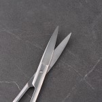 Stainless Steel Scissors Straight Elbow Tip Round Tip Surgical Excision Beauty Nose Hair Scissors Gauze Scissors