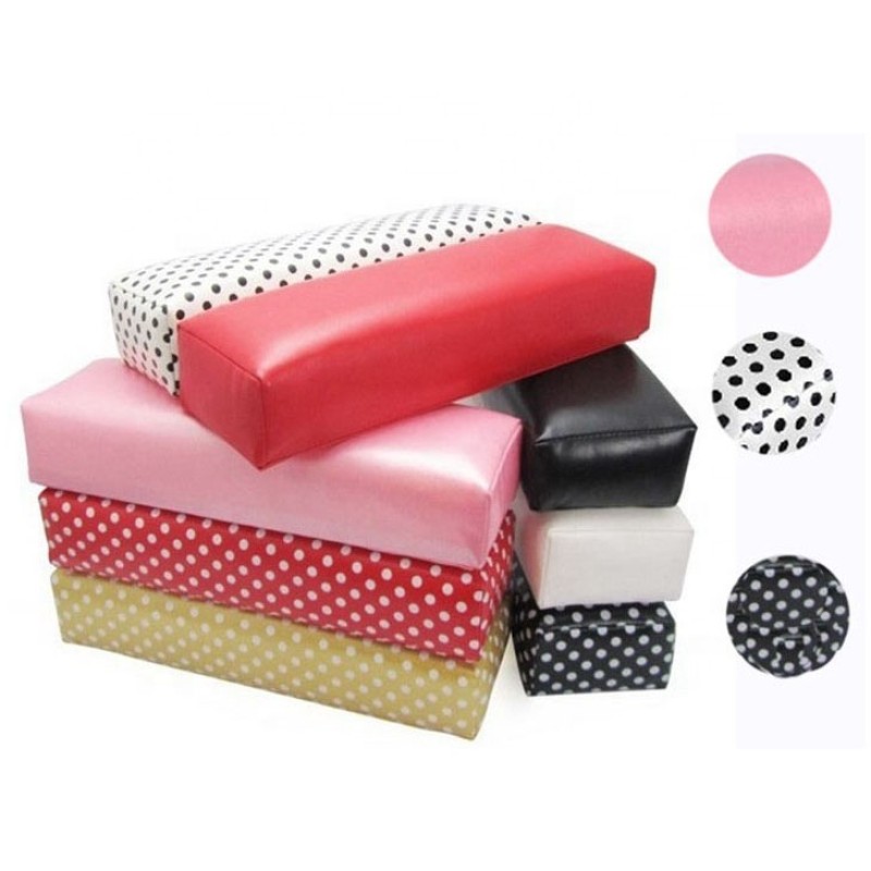 PU Leather Sponge Hand Arm Rest Cushion Nail Pillow Salon Hand Rest Manicure
